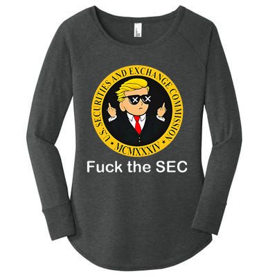 Fuck The Sec Mcmxxxiv Us Securities And Exchange Commission Women's Perfect Tri Tunic Long Sleeve Shirt