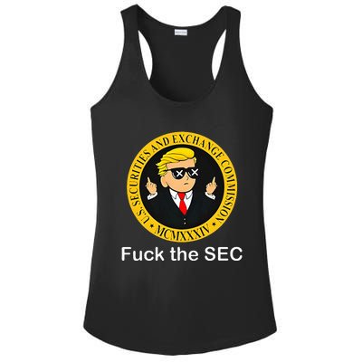 Fuck The Sec Mcmxxxiv Us Securities And Exchange Commission Ladies PosiCharge Competitor Racerback Tank