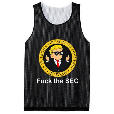 Fuck The Sec Mcmxxxiv Us Securities And Exchange Commission Mesh Reversible Basketball Jersey Tank