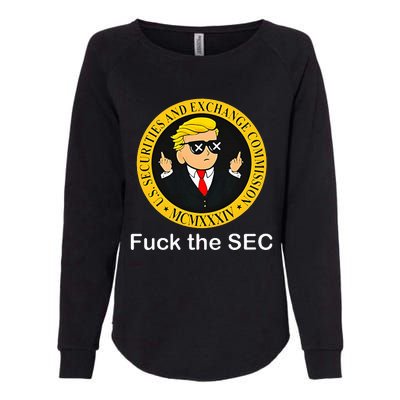 Fuck The Sec Mcmxxxiv Us Securities And Exchange Commission Womens California Wash Sweatshirt