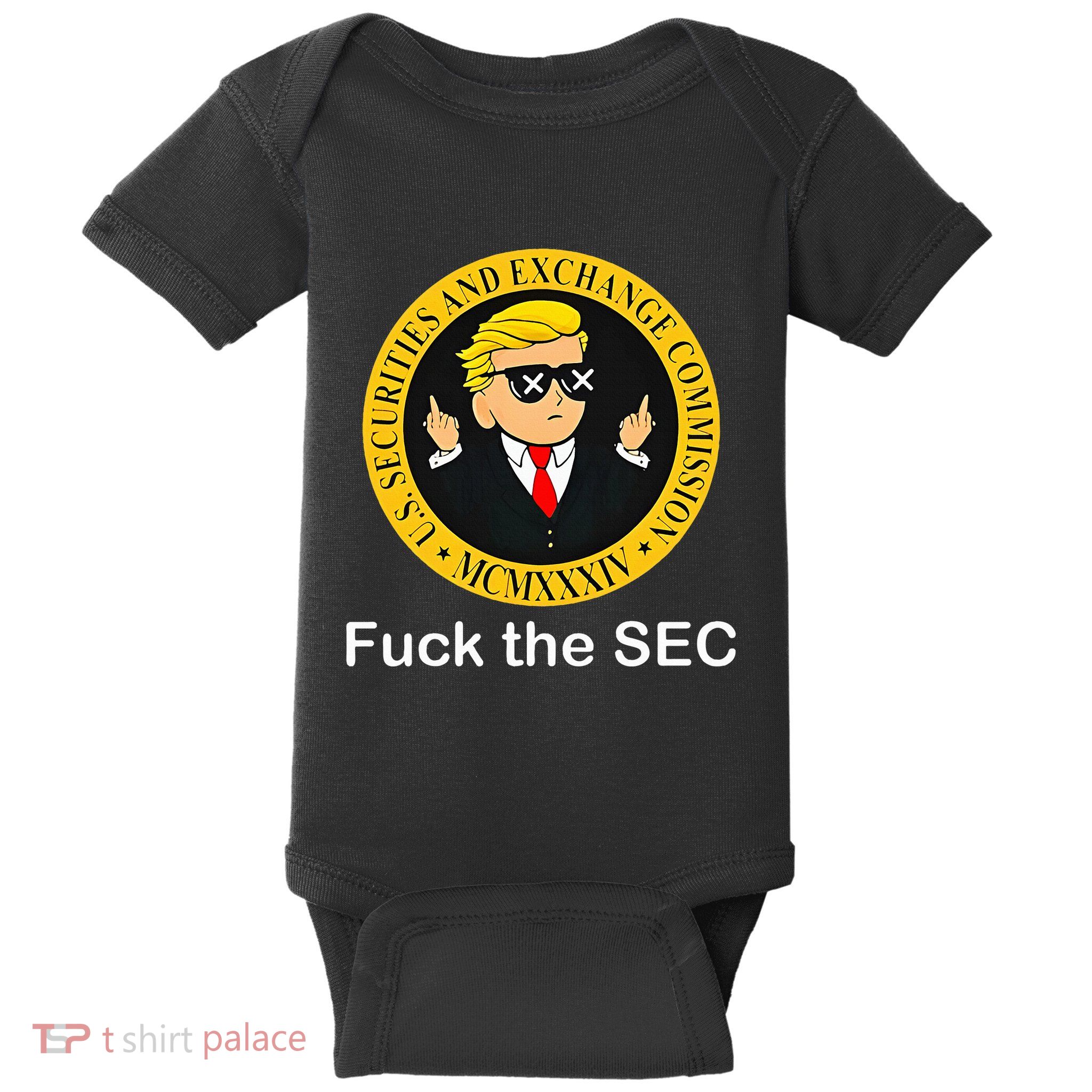 Fuck The Sec Mcmxxxiv Us Securities And Exchange Commission Baby Bodysuit