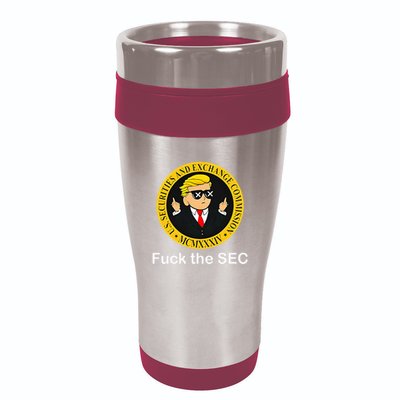 Fuck The Sec Mcmxxxiv Us Securities And Exchange Commission 16oz Travel Tumbler