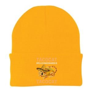 Funny Tacocat Spelled Backward Is Tacocat Cinco De Mayo Knit Cap Winter Beanie