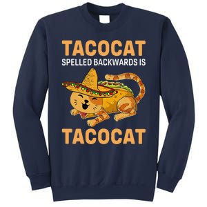 Funny Tacocat Spelled Backward Is Tacocat Cinco De Mayo Sweatshirt