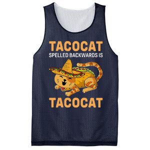 Funny Tacocat Spelled Backward Is Tacocat Cinco De Mayo Mesh Reversible Basketball Jersey Tank