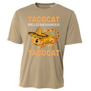 Funny Tacocat Spelled Backward Is Tacocat Cinco De Mayo Cooling Performance Crew T-Shirt