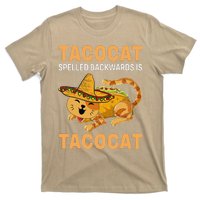 Funny Tacocat Spelled Backward Is Tacocat Cinco De Mayo T-Shirt