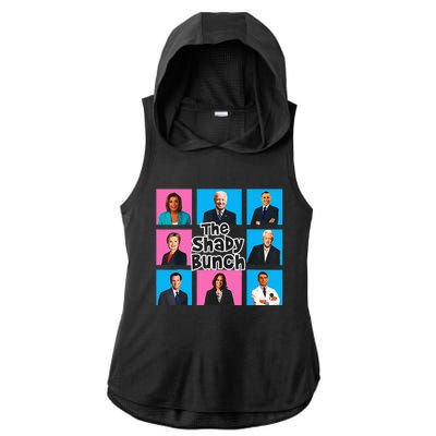 Funny The Shady Bunch 2024 Ladies PosiCharge Tri-Blend Wicking Draft Hoodie Tank