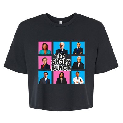 Funny The Shady Bunch 2024 Bella+Canvas Jersey Crop Tee