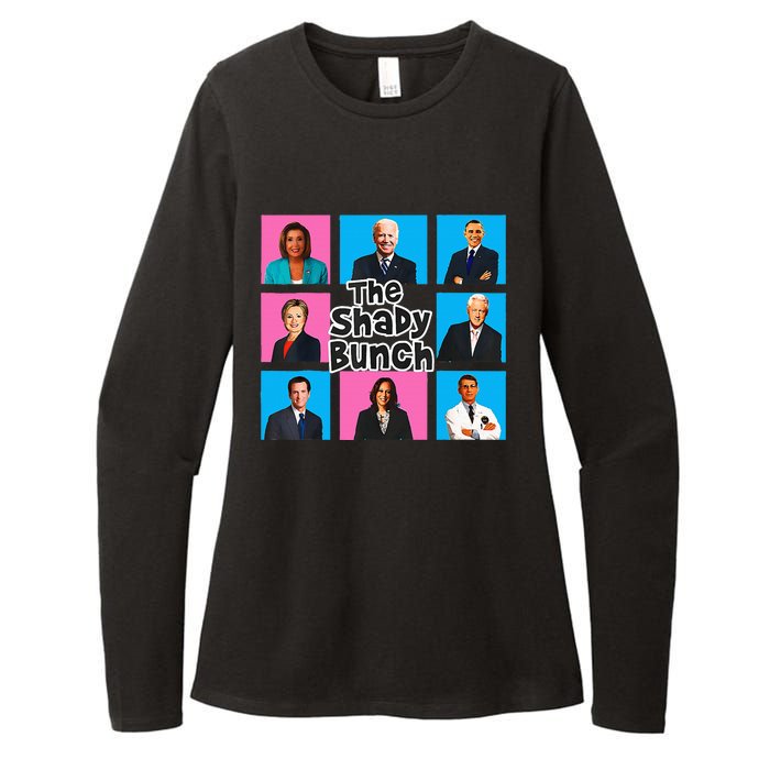 Funny The Shady Bunch 2024 Womens CVC Long Sleeve Shirt