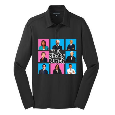 Funny The Shady Bunch 2024 Silk Touch Performance Long Sleeve Polo