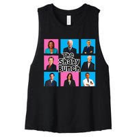 Funny The Shady Bunch 2024 Women's Racerback Cropped Tank