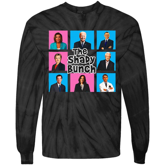 Funny The Shady Bunch 2024 Tie-Dye Long Sleeve Shirt