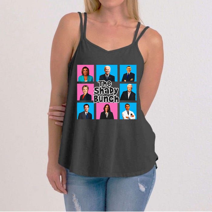 Funny The Shady Bunch 2024 Women's Strappy Tank