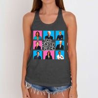 Funny The Shady Bunch 2024 Women's Knotted Racerback Tank