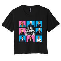 Funny The Shady Bunch 2024 Women's Crop Top Tee