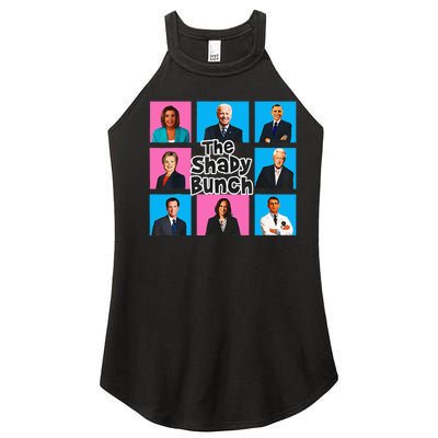 Funny The Shady Bunch 2024 Women's Perfect Tri Rocker Tank