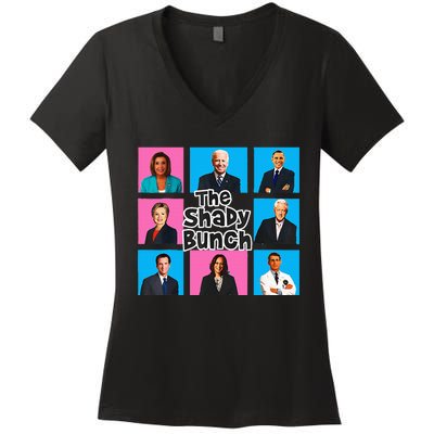 Funny The Shady Bunch 2024 Women's V-Neck T-Shirt