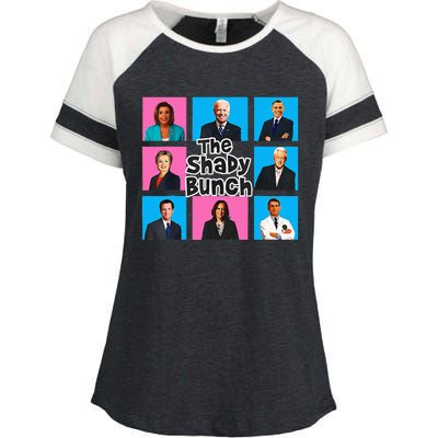 Funny The Shady Bunch 2024 Enza Ladies Jersey Colorblock Tee