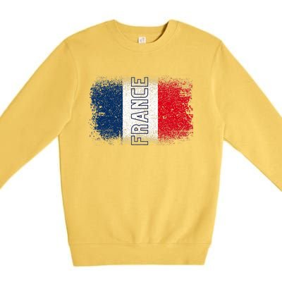 France Team Sports Soccer French Flag Jersey Premium Crewneck Sweatshirt