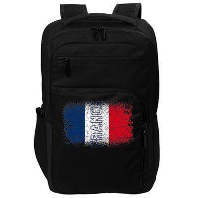 France Team Sports Soccer French Flag Jersey Impact Tech Backpack