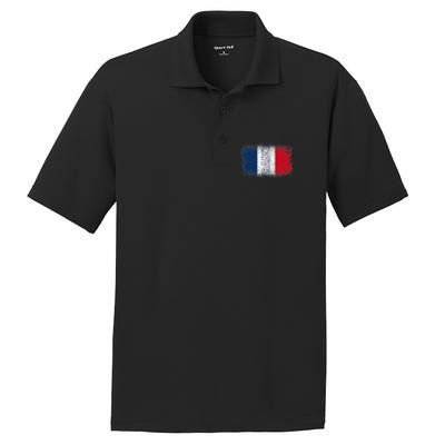 France Team Sports Soccer French Flag Jersey PosiCharge RacerMesh Polo