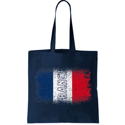 France Team Sports Soccer French Flag Jersey Tote Bag