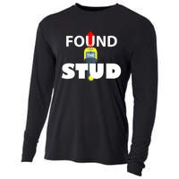 FOUND THE STUD FUNNY Cooling Performance Long Sleeve Crew