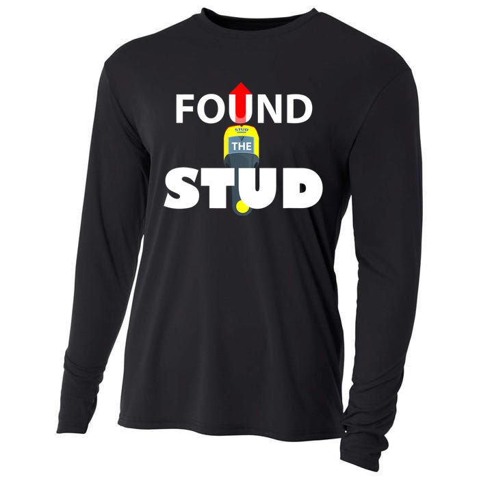 FOUND THE STUD FUNNY Cooling Performance Long Sleeve Crew