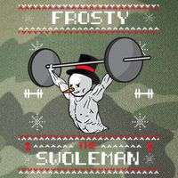 Frosty the Swoleman Ugly Christmas Sweater Funny Snowman Gym Legacy Tie Dye Trucker Hat
