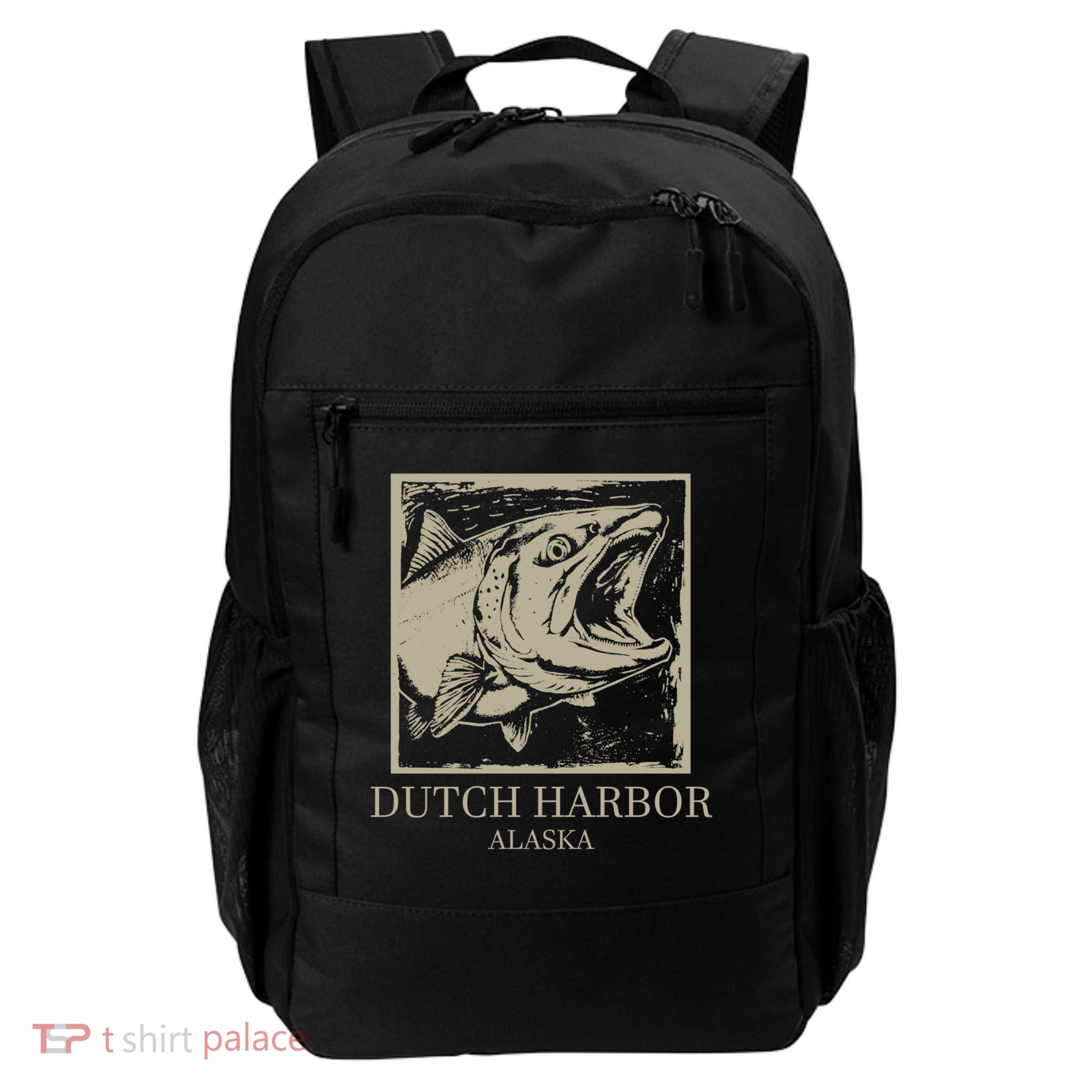 Fishing Town Souvenir Dutch Harbor Alaska Cool Gift Backpack