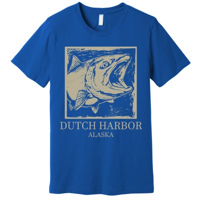 Fishing Town Souvenir Dutch Harbor Alaska Cool Gift Premium T-Shirt