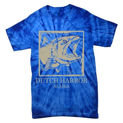 Fishing Town Souvenir Dutch Harbor Alaska Cool Gift Tie-Dye T-Shirt