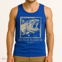 Fishing Town Souvenir Dutch Harbor Alaska Cool Gift Tank Top
