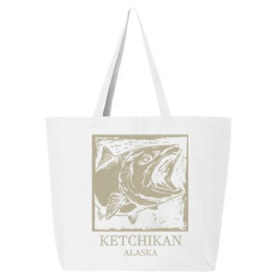 Fishing Town Souvenir Ketchikan Alaska Cool Gift 25L Jumbo Tote