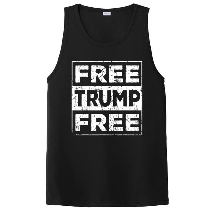 Free Trump Save America Free Donald Trump 2024 Republican PosiCharge Competitor Tank