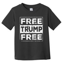 Free Trump Save America Free Donald Trump 2024 Republican Toddler T-Shirt