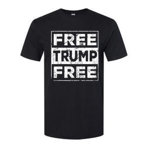 Free Trump Save America Free Donald Trump 2024 Republican Softstyle CVC T-Shirt