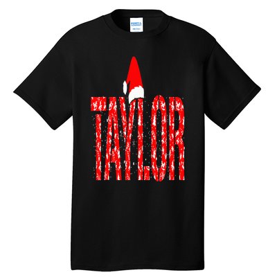 Funny Taylor Santa First Name Christmas Taylor Tall T-Shirt