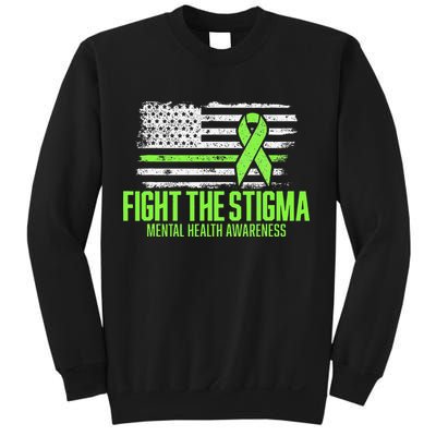 Fight the Stigma American Flag Mental Health Awareness Sweatshirt