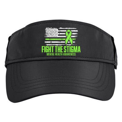 Fight the Stigma American Flag Mental Health Awareness Adult Drive Performance Visor