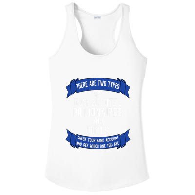 Funny Trump Supporters Idiots And Billionaires Ladies PosiCharge Competitor Racerback Tank