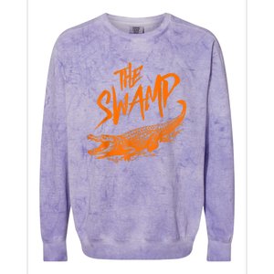 Florida The Swamp Gator Colorblast Crewneck Sweatshirt