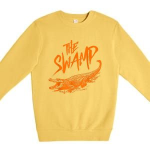 Florida The Swamp Gator Premium Crewneck Sweatshirt