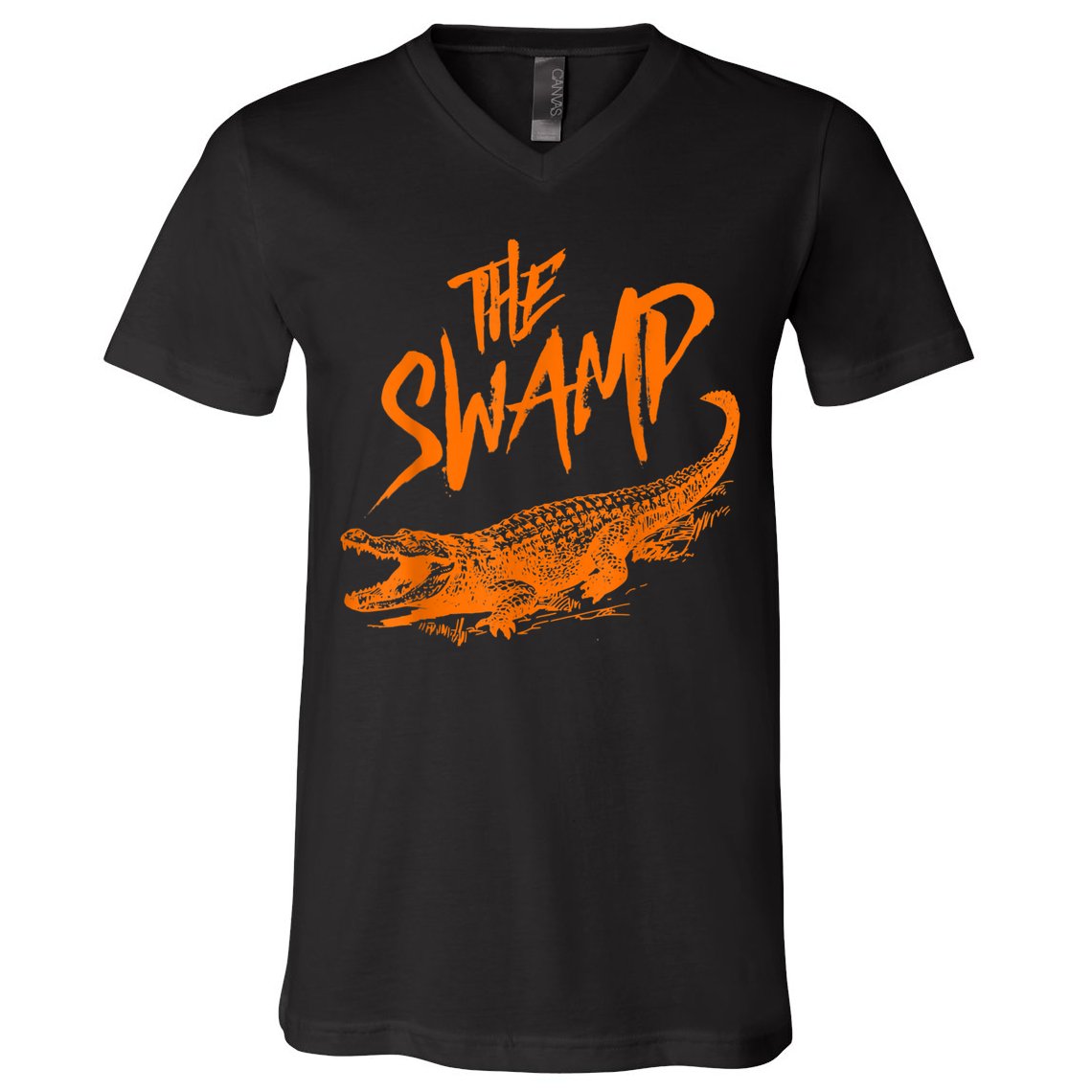 Florida The Swamp Gator V-Neck T-Shirt