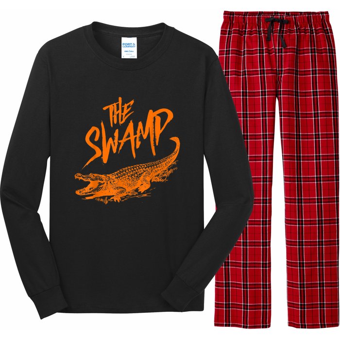 Florida The Swamp Gator Long Sleeve Pajama Set