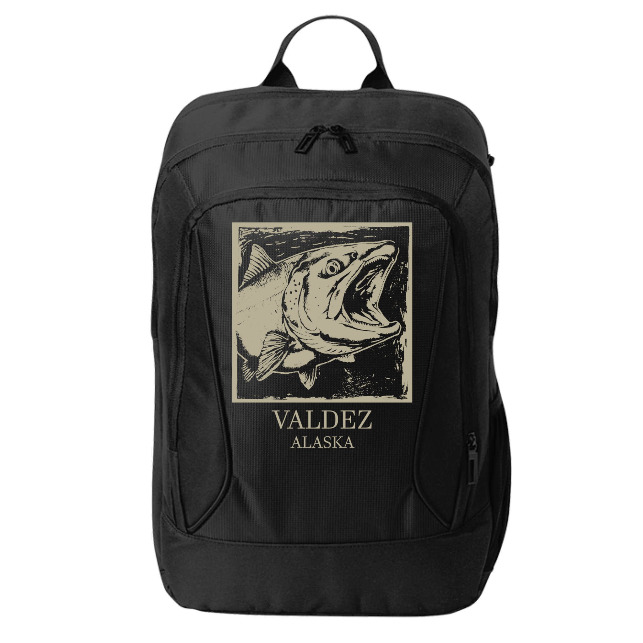 Fishing Town Souvenir Valdez Alaska Cute Gift City Backpack