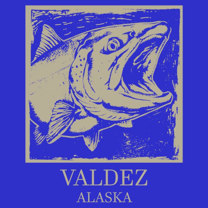 Fishing Town Souvenir Valdez Alaska Cute Gift 16 in Basic Backpack