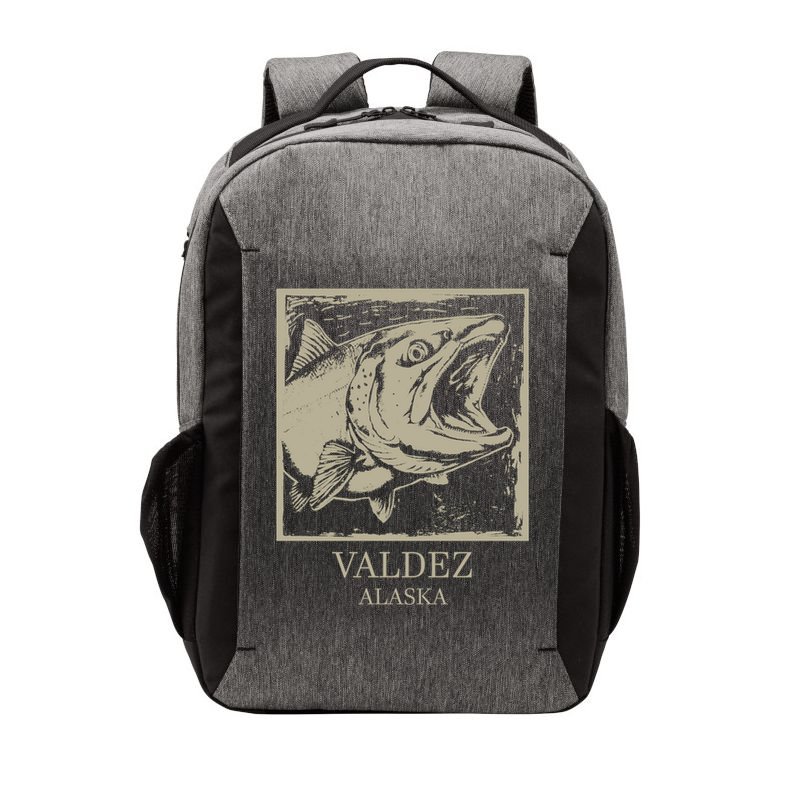 Fishing Town Souvenir Valdez Alaska Cute Gift Vector Backpack