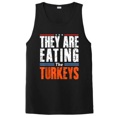 Funny Trump Saying They Are Eating The Turkeys PosiCharge Competitor Tank